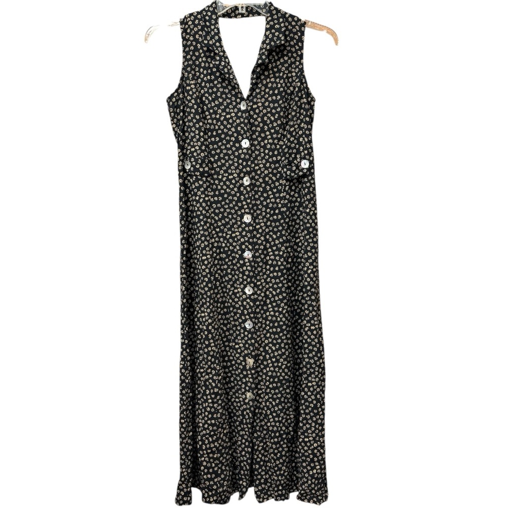 Vintage 90s button up dress, size 6